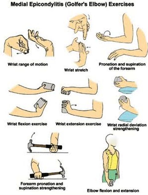 golfer's elbow exercises